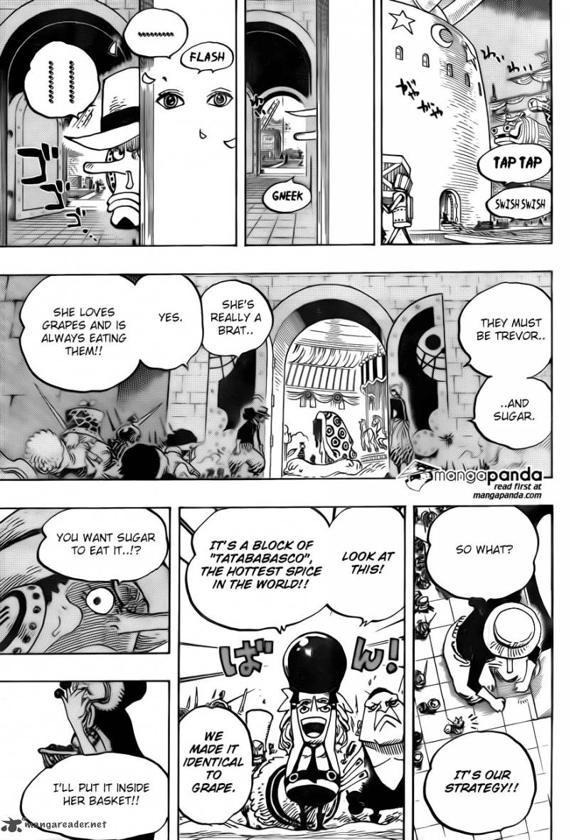 One Piece Manga Chapter 737 page 15 - Officer's Tower