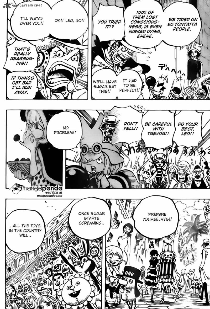 One Piece Manga Chapter 737 page 16 - Officer's Tower