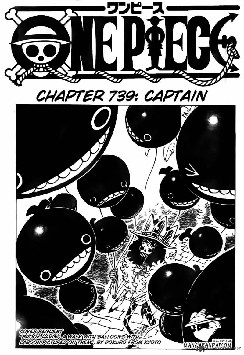 One Piece Manga Chapter 739 page 2 - Commander