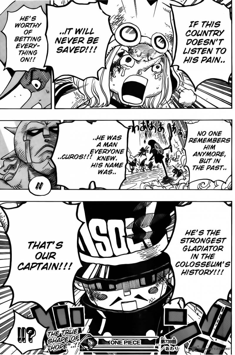 One Piece Manga Chapter 739 page 20 - Commander