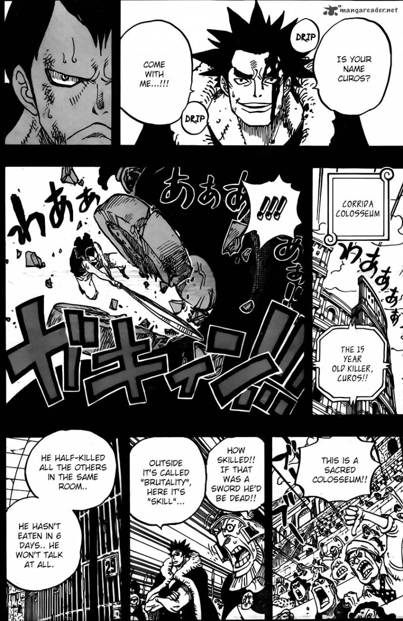 One Piece Manga Chapter 741 page 15 - Usoland the Liar