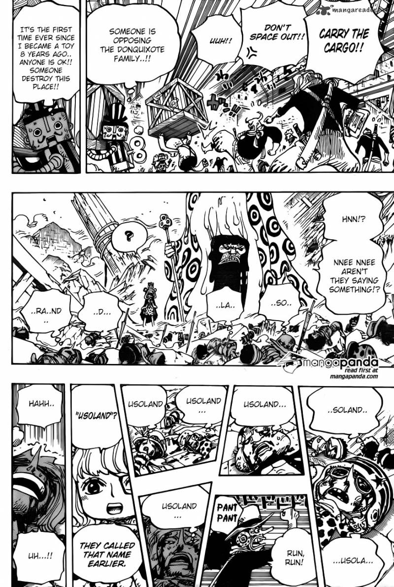 One Piece Manga Chapter 741 page 3 - Usoland the Liar