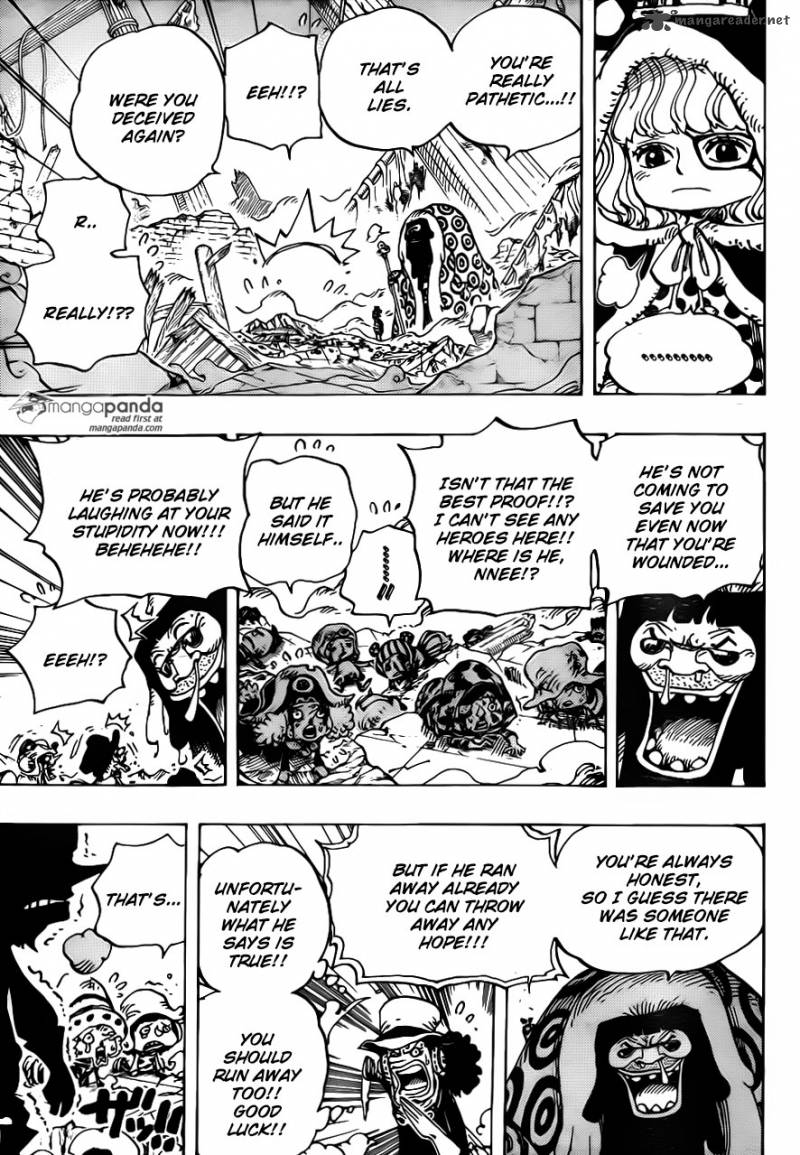 One Piece Manga Chapter 741 page 6 - Usoland the Liar