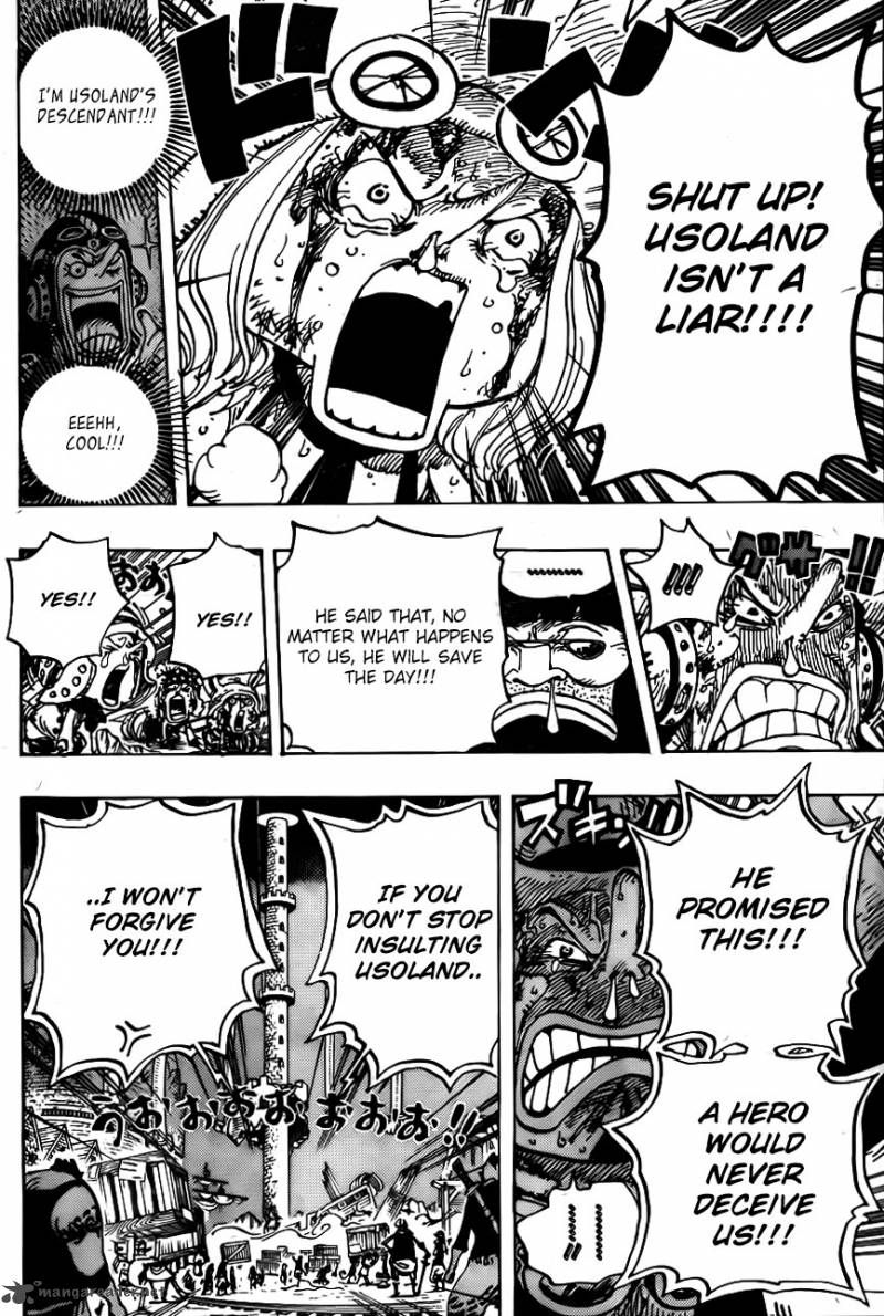 One Piece Manga Chapter 741 page 7 - Usoland the Liar
