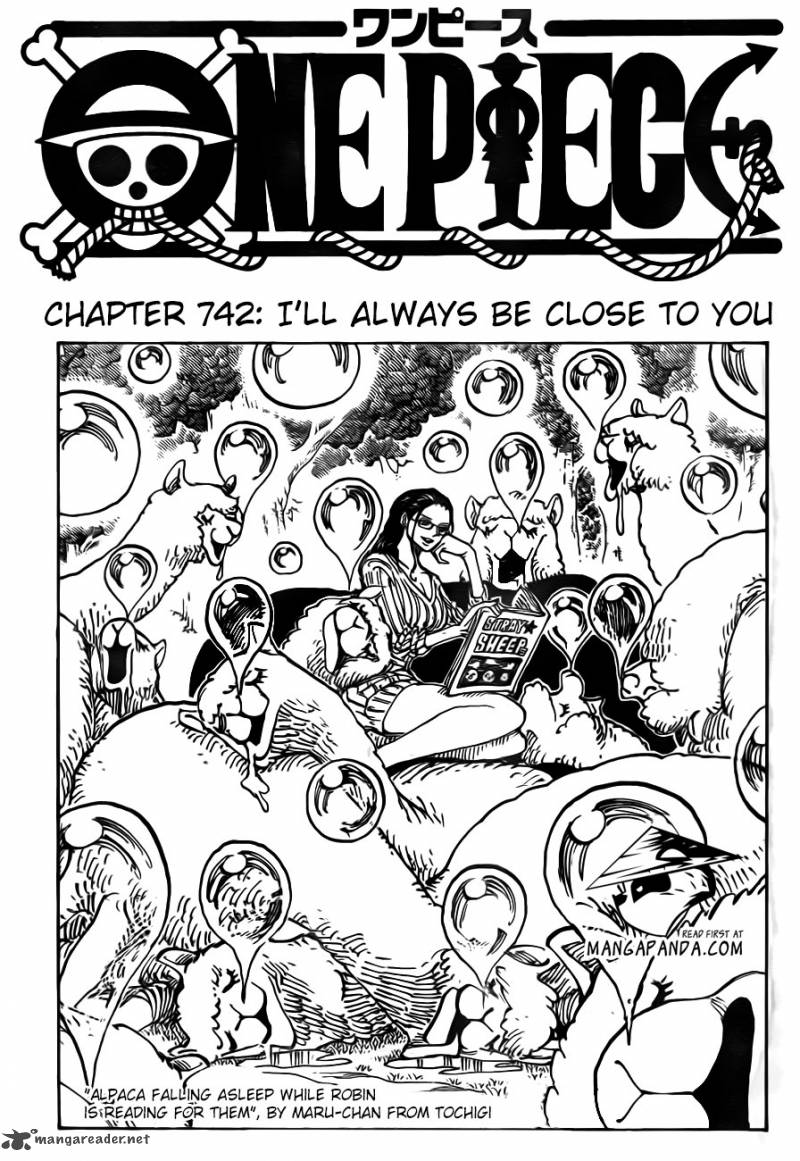 One Piece Manga Chapter 742 page 1 - I'll Always Be By Your Side