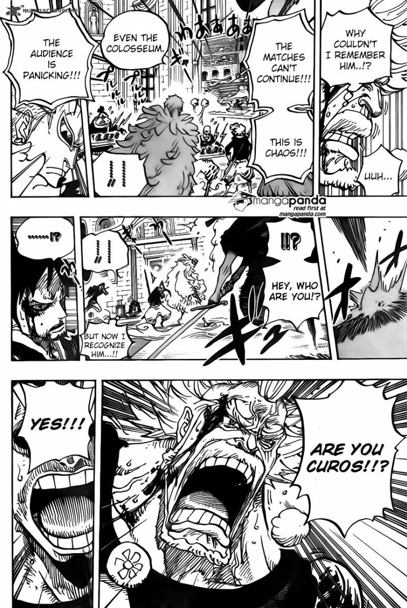 One Piece Manga Chapter 743 page 14 - Dressrosa Trembles