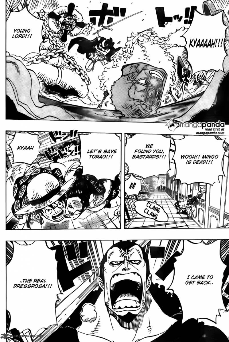 One Piece Manga Chapter 743 page 16 - Dressrosa Trembles