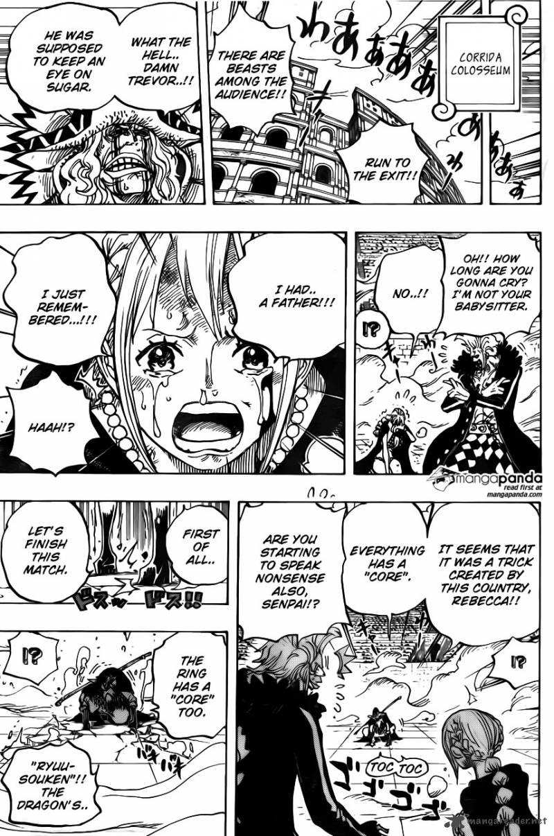 One Piece Manga Chapter 743 page 17 - Dressrosa Trembles