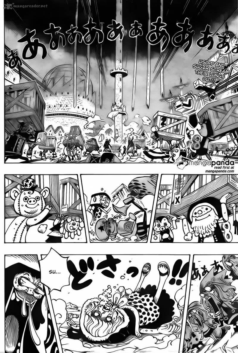 One Piece Manga Chapter 743 page 3 - Dressrosa Trembles