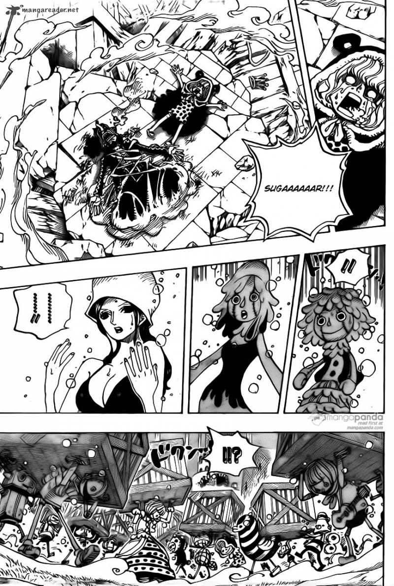 One Piece Manga Chapter 743 page 4 - Dressrosa Trembles