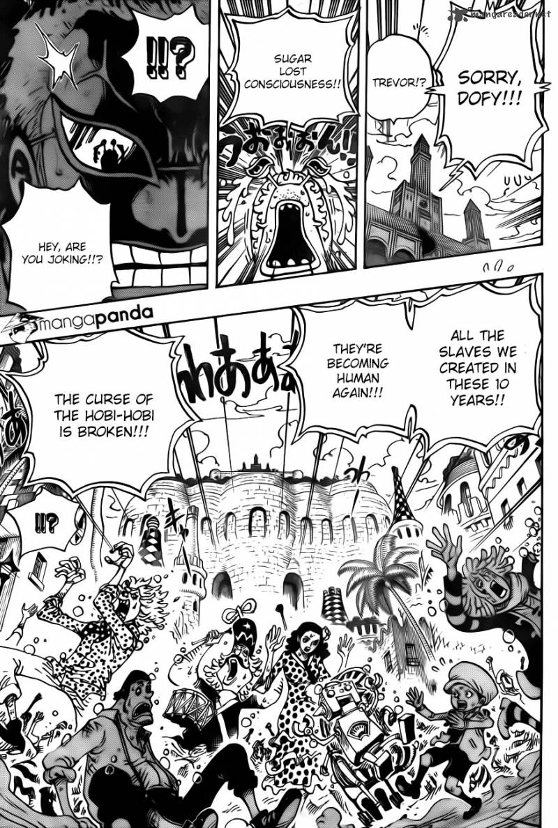 One Piece Manga Chapter 743 page 6 - Dressrosa Trembles
