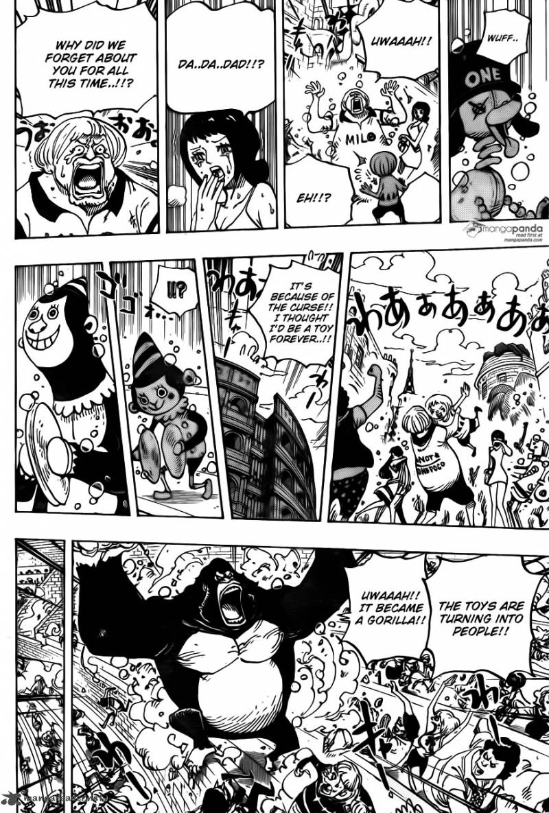 One Piece Manga Chapter 743 page 7 - Dressrosa Trembles