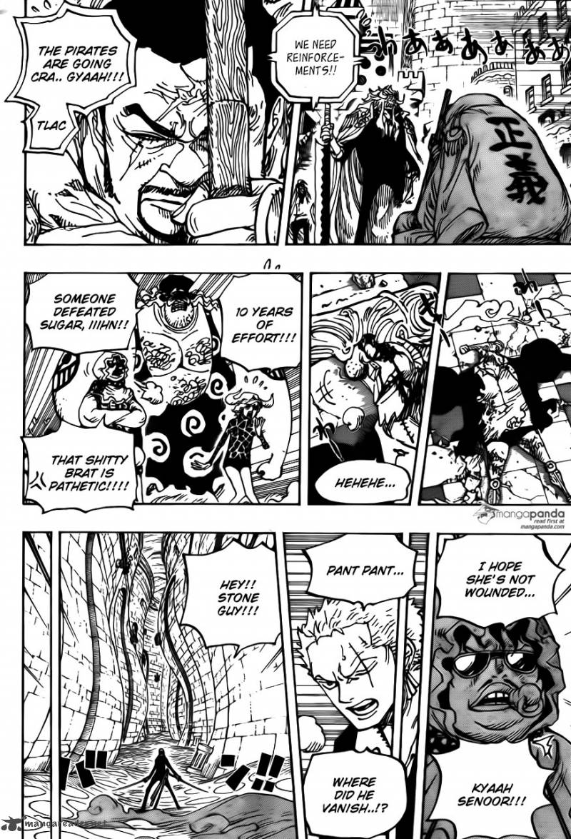 One Piece Manga Chapter 743 page 9 - Dressrosa Trembles