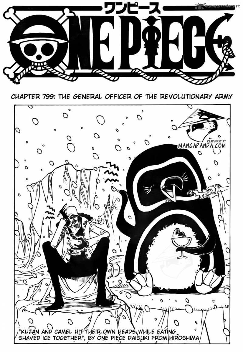 One Piece Manga Chapter 744 page 1 - Revolutionary Army Chief of Staff