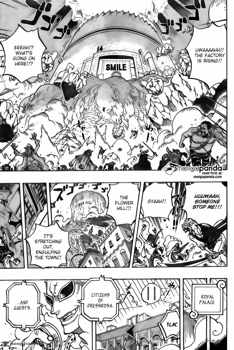 One Piece Manga Chapter 745 page 16 - The Birdcage