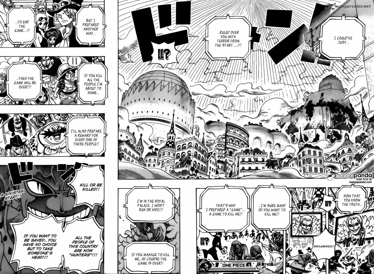 One Piece Manga Chapter 745 page 17 - The Birdcage