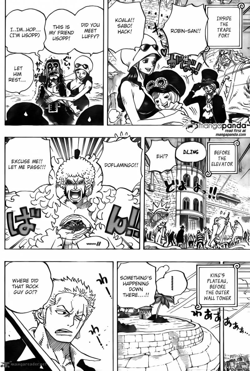 One Piece Manga Chapter 745 page 3 - The Birdcage