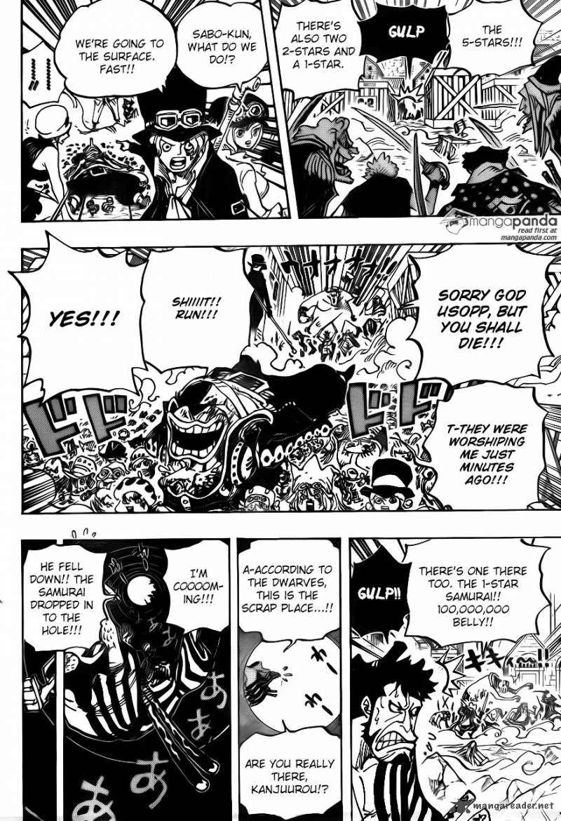 One Piece Manga Chapter 746 page 12 - Stars
