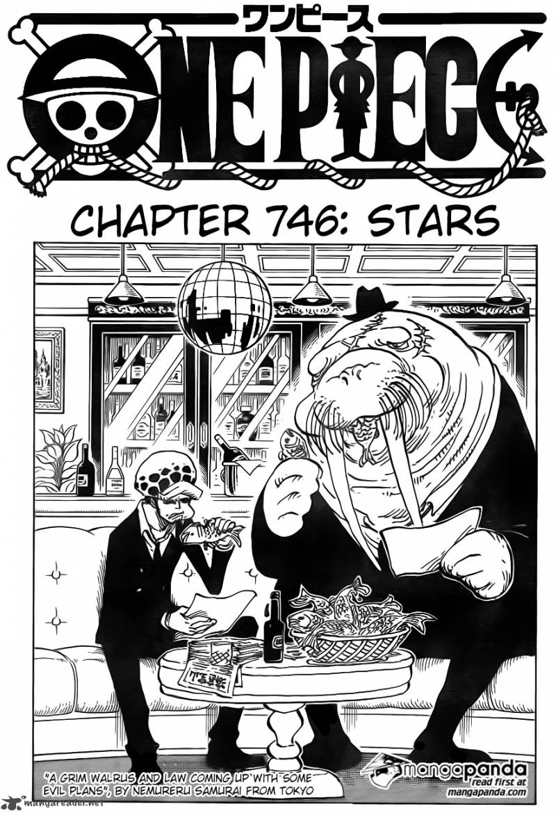 One Piece Manga Chapter 746 page 2 - Stars