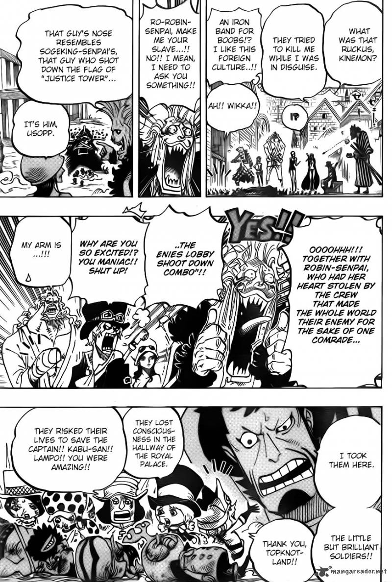 One Piece Manga Chapter 746 page 6 - Stars