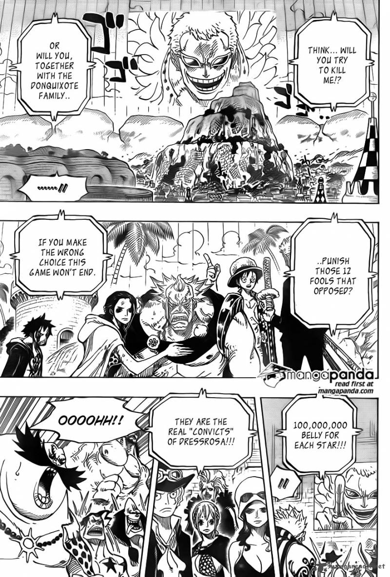 One Piece Manga Chapter 746 page 8 - Stars