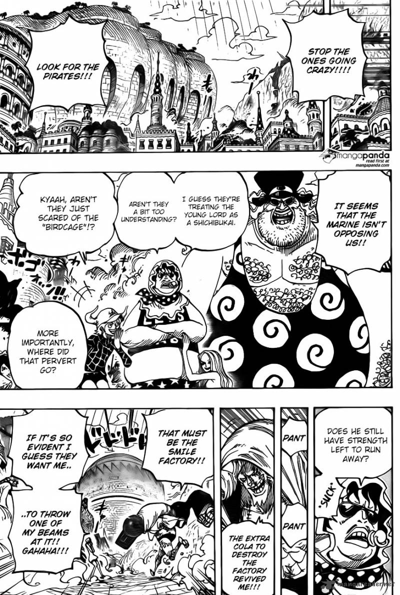 One Piece Manga Chapter 747 page 10 - Executive Officer Pica