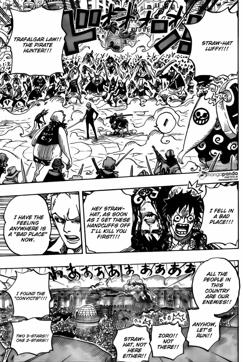 One Piece Manga Chapter 747 page 12 - Executive Officer Pica