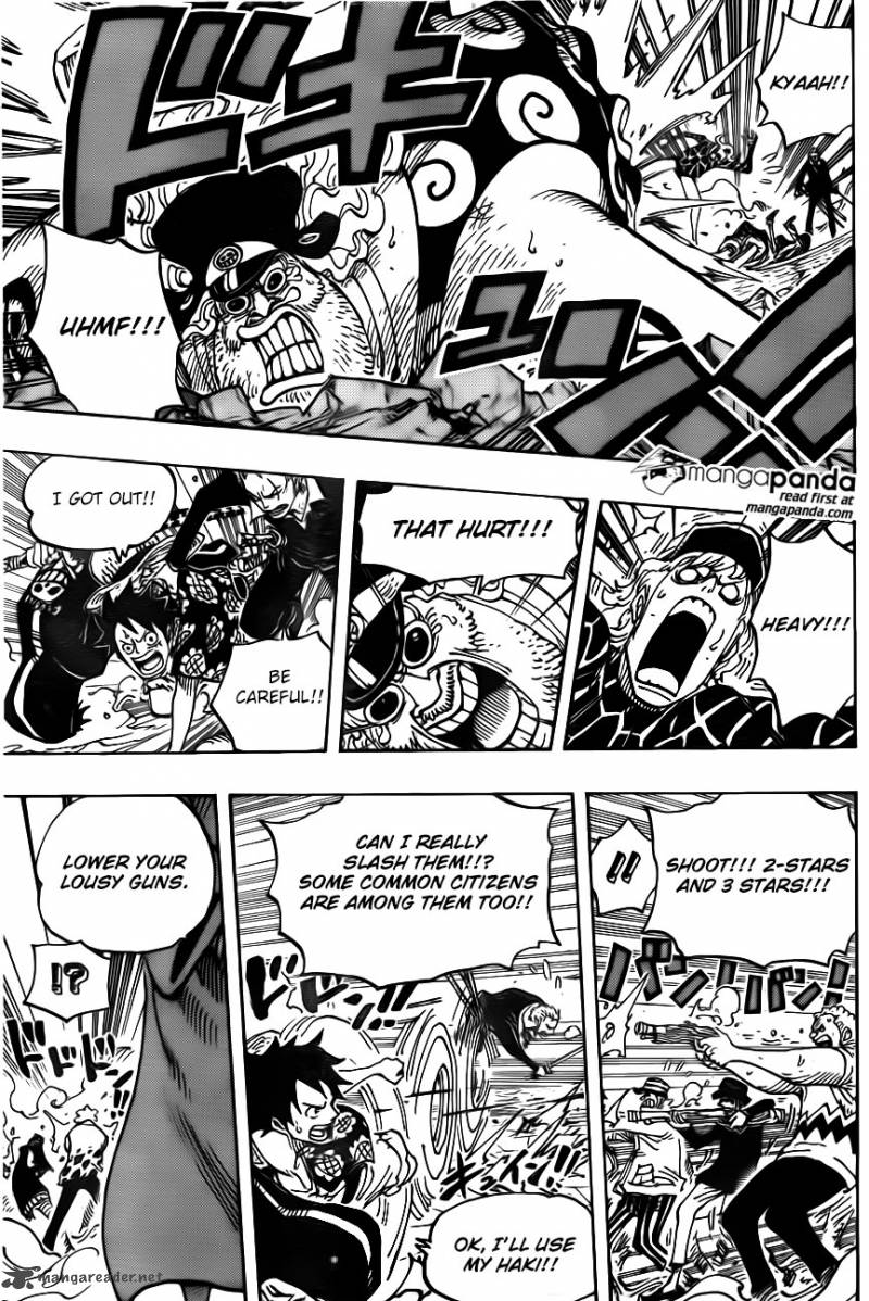 One Piece Manga Chapter 747 page 14 - Executive Officer Pica