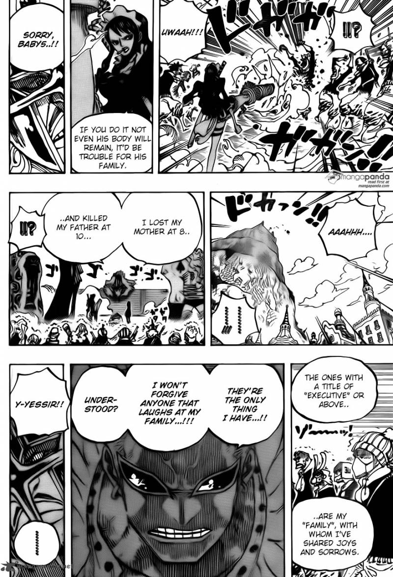 One Piece Manga Chapter 747 page 9 - Executive Officer Pica