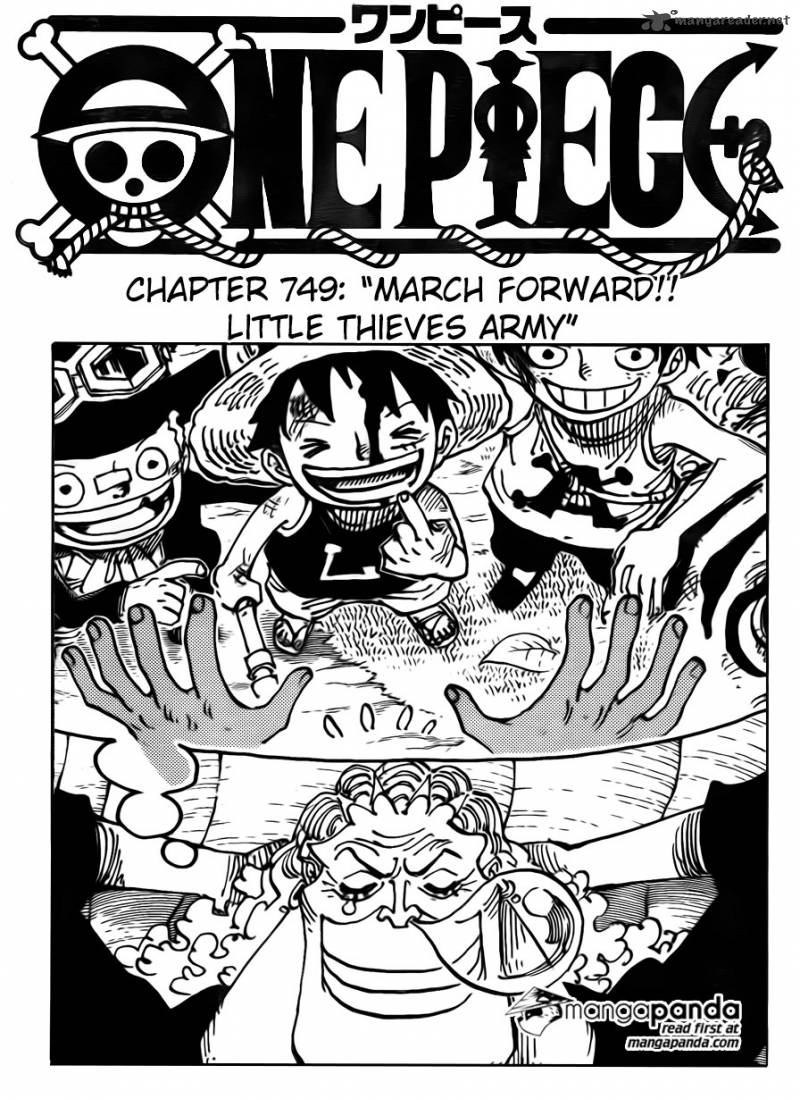 One Piece Manga Chapter 749 page 1 - March Forward!! Army of Rascals