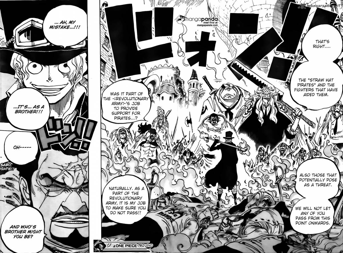 One Piece Manga Chapter 750 page 16 - The State of the War
