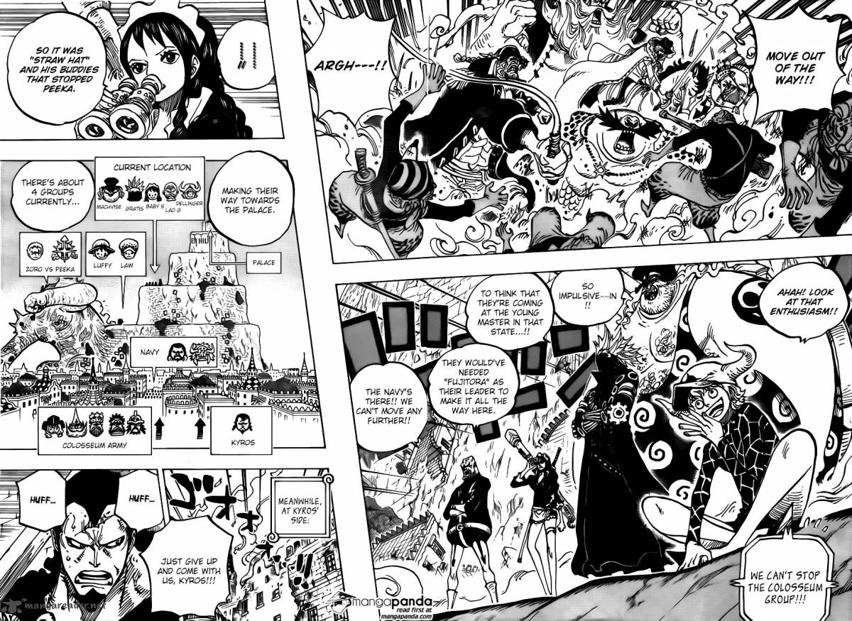 One Piece Manga Chapter 750 page 4 - The State of the War