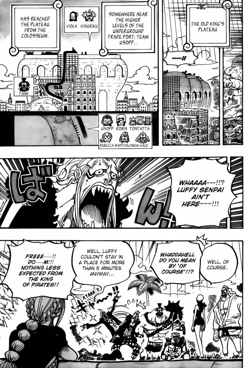 One Piece Manga Chapter 750 page 6 - The State of the War