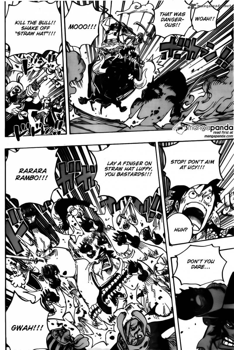 One Piece Manga Chapter 751 page 11 - Sabo vs. Admiral Fujitora