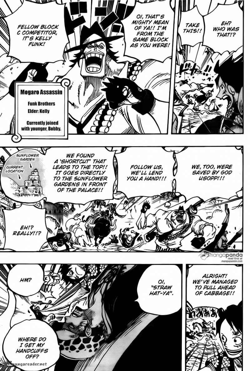 One Piece Manga Chapter 751 page 12 - Sabo vs. Admiral Fujitora