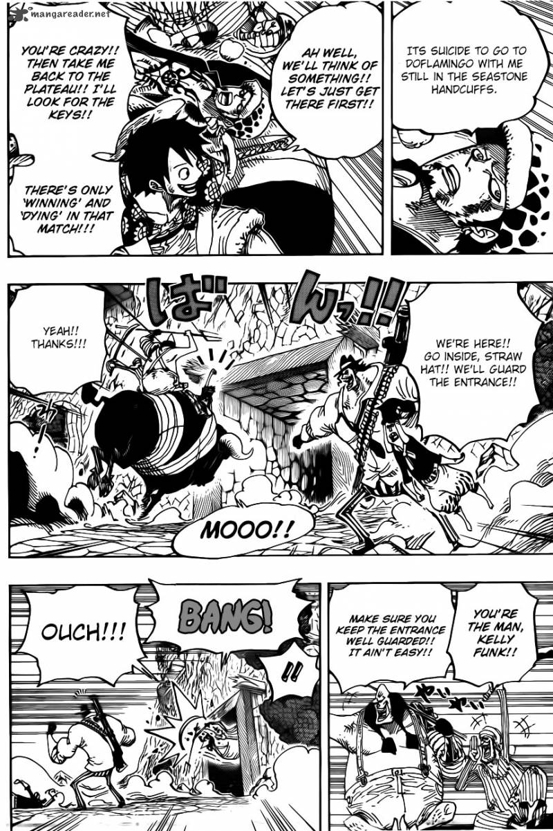 One Piece Manga Chapter 751 page 13 - Sabo vs. Admiral Fujitora