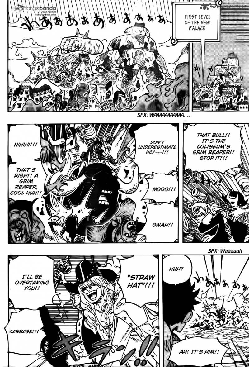 One Piece Manga Chapter 751 page 9 - Sabo vs. Admiral Fujitora