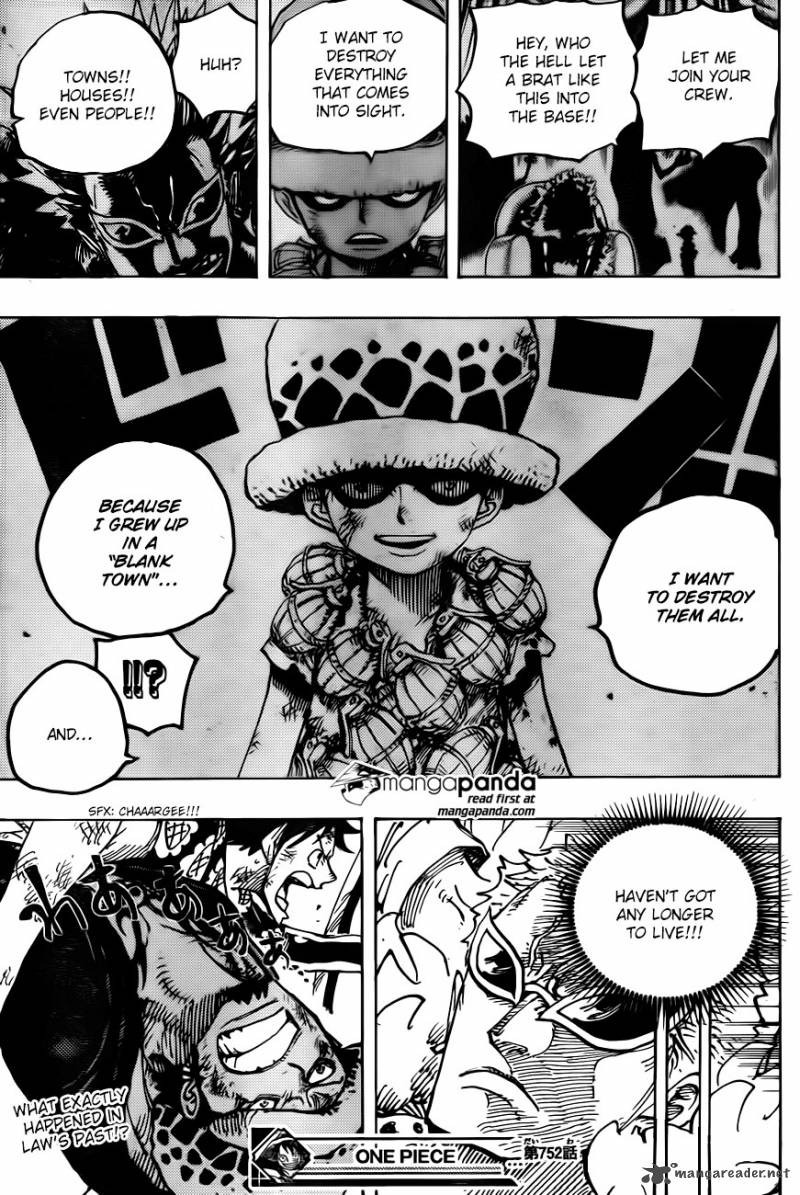 One Piece Manga Chapter 752 page 17 - Palm