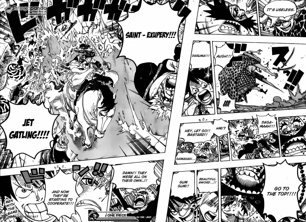 One Piece Manga Chapter 753 page 16 - Battle
