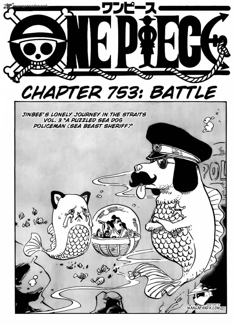 One Piece Manga Chapter 753 page 2 - Battle