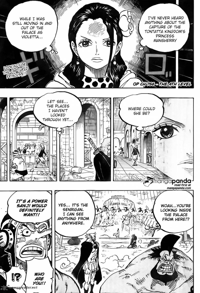 One Piece Manga Chapter 756 page 3 - The Fourth Step