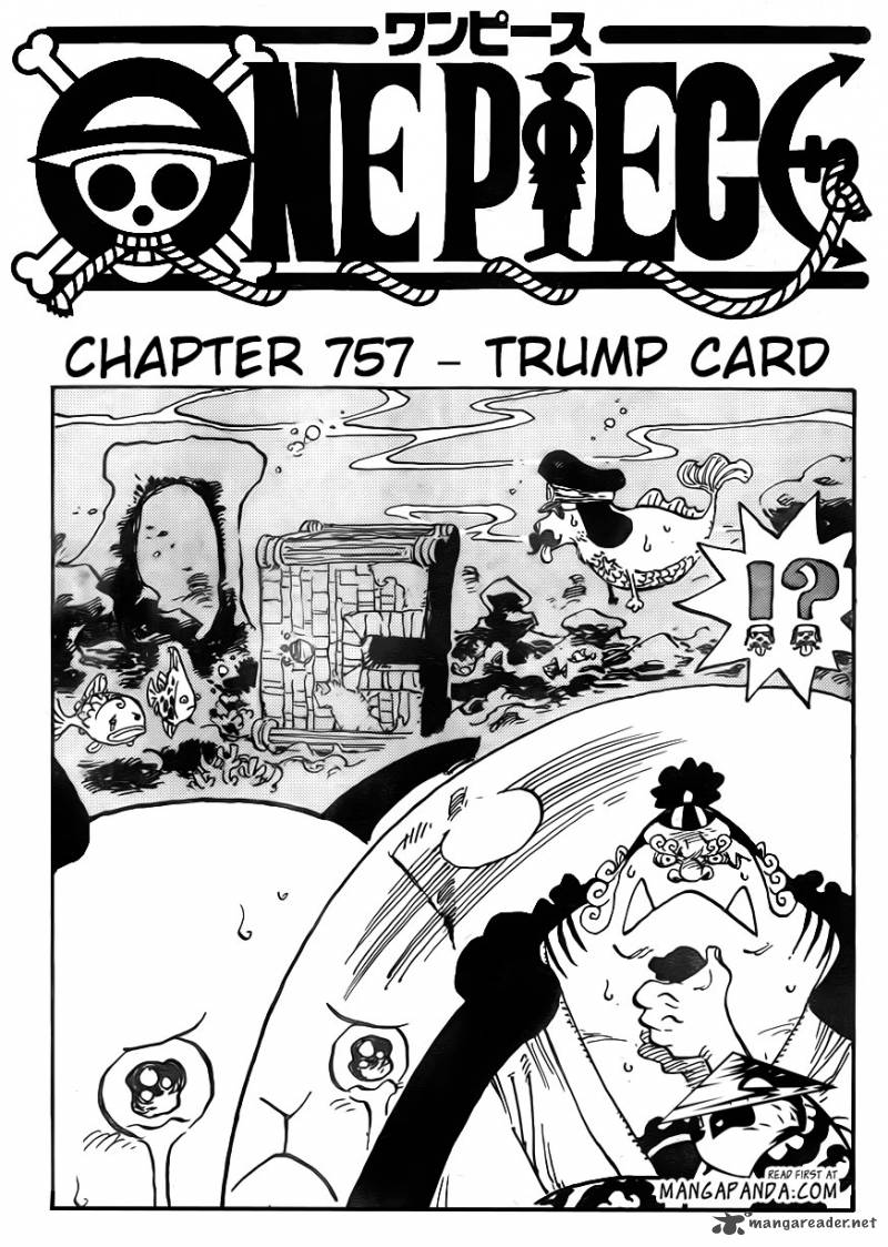 One Piece Manga Chapter 757 page 1 - Trump Card
