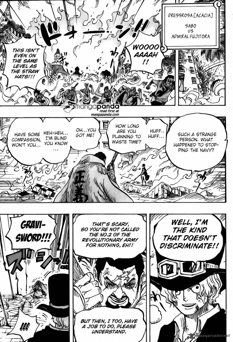 One Piece Manga Chapter 757 page 9 - Trump Card