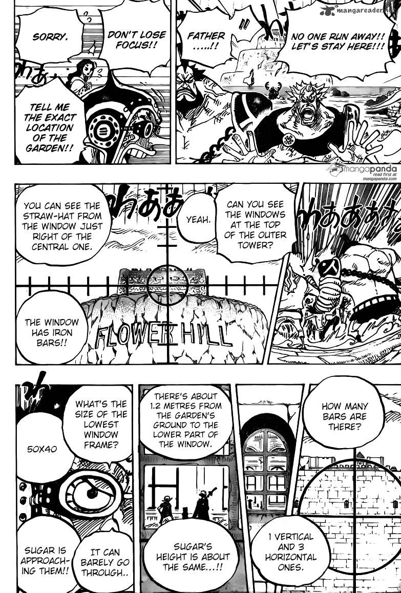 One Piece Manga Chapter 758 page 10 - Just Keep Going