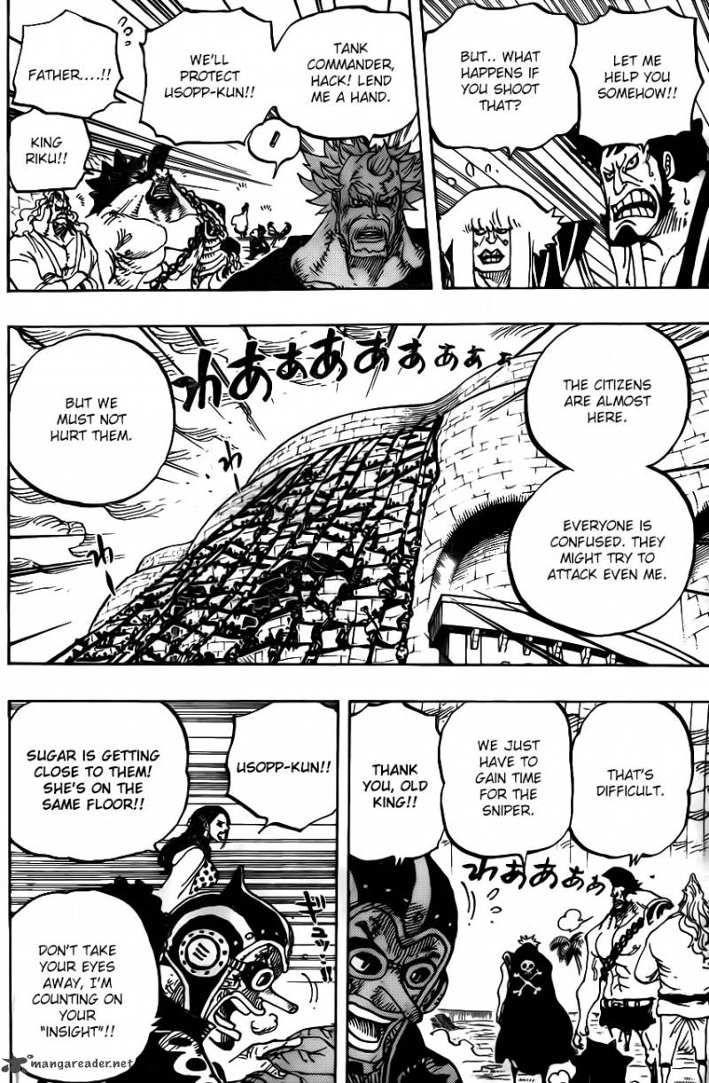 One Piece Manga Chapter 758 page 8 - Just Keep Going