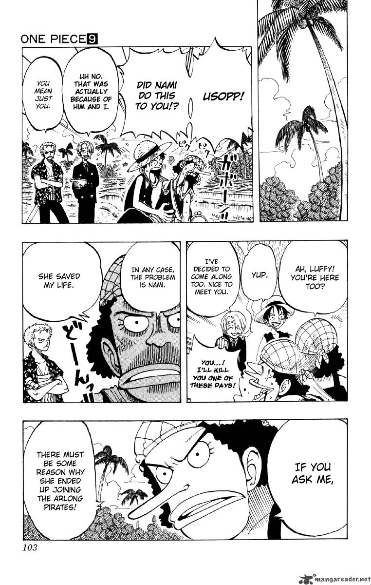 One Piece Manga Chapter 76 page 17 - Sleep