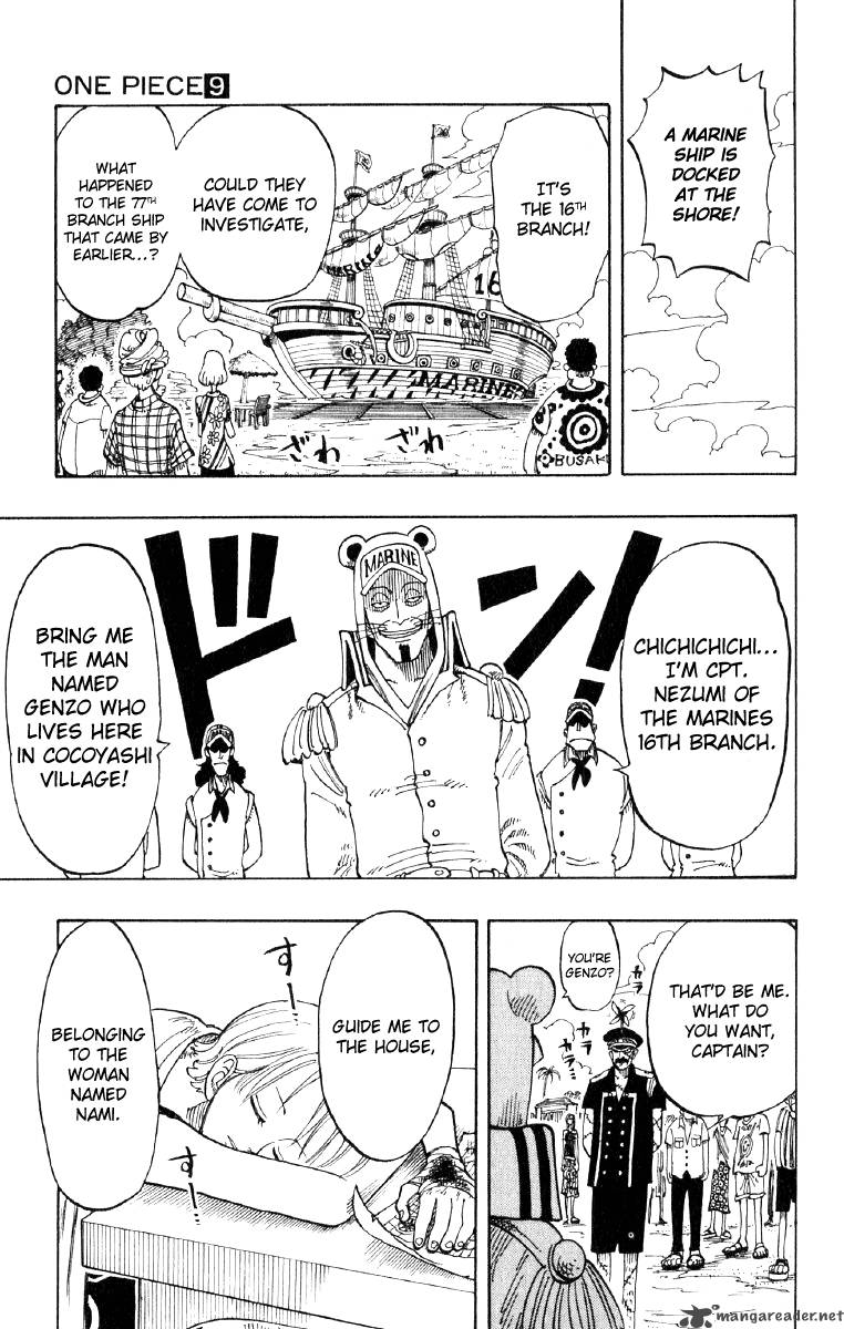 One Piece Manga Chapter 76 page 19 - Sleep