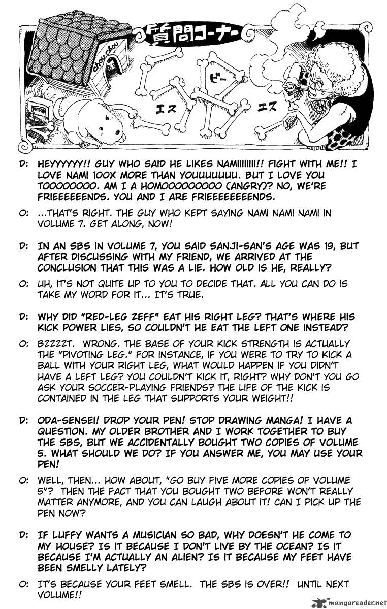 One Piece Manga Chapter 76 page 20 - Sleep