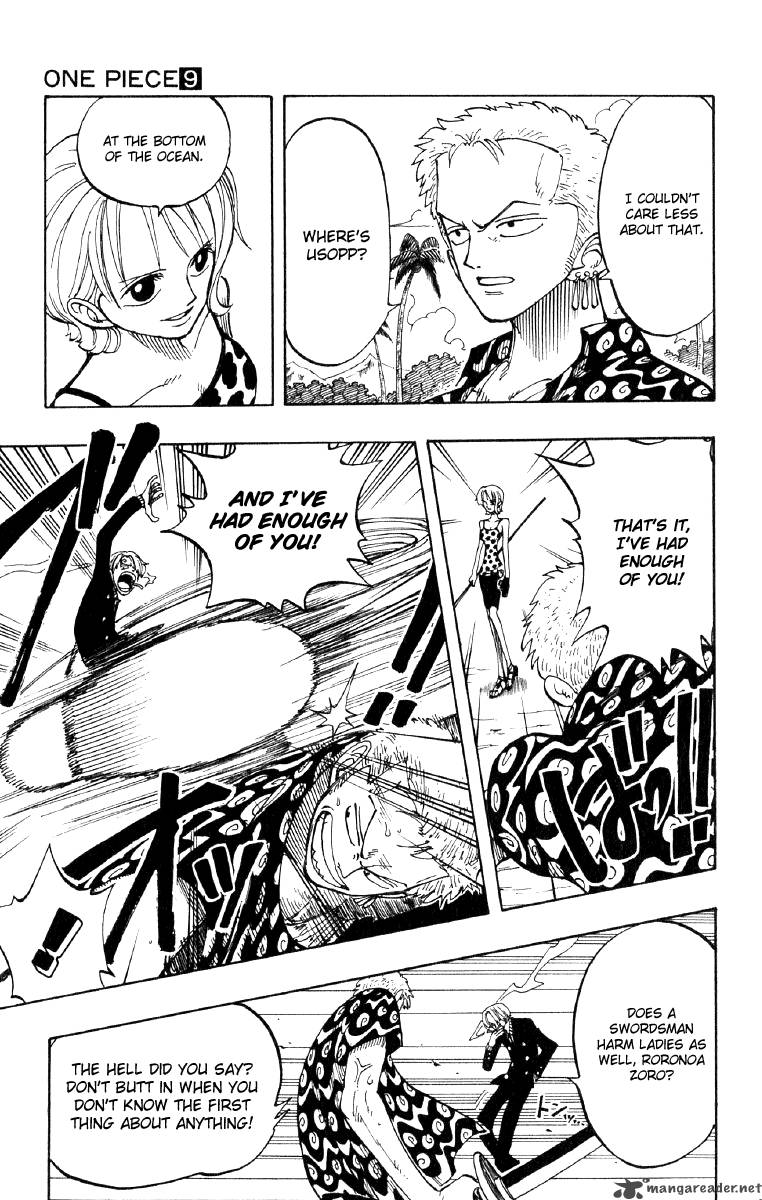 One Piece Manga Chapter 76 page 5 - Sleep