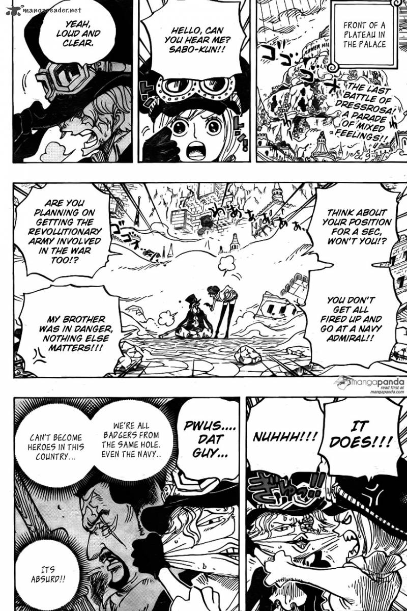 One Piece Manga Chapter 760 page 2 - The Same Bet